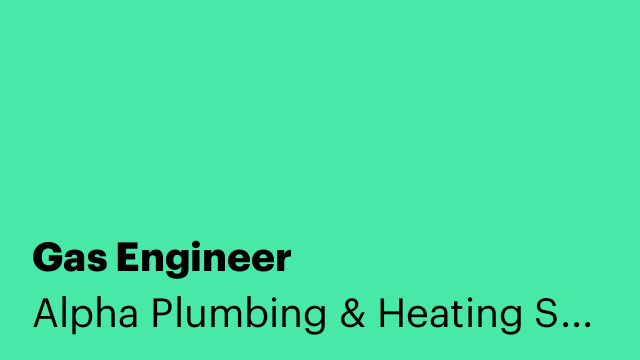 Gas Engineer