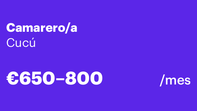 Camarero/a