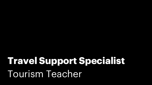Travel Support Specialist