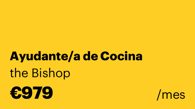 Ayudante/a de Cocina
