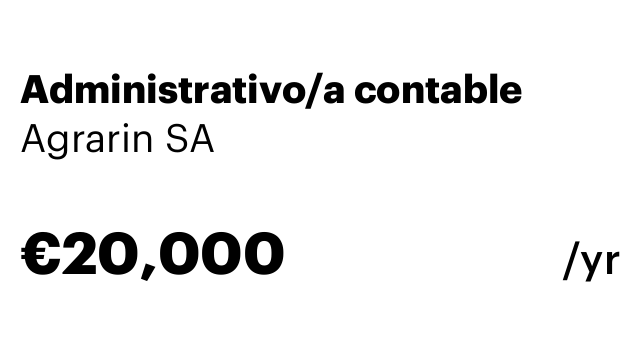 Administrativo/a contable