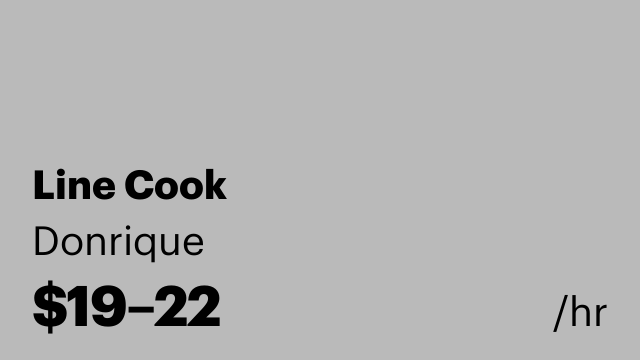 Line Cook