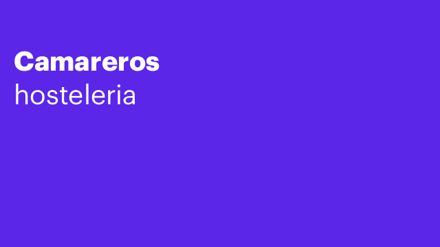 Camareros
