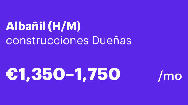 Albañil (H/M)