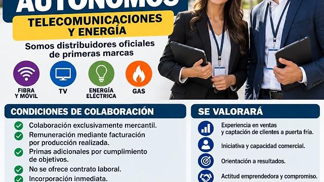 Comercial y Captador/a