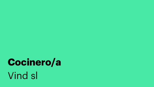 Cocinero/a