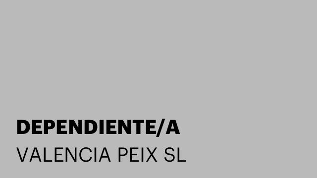 DEPENDIENTE/A