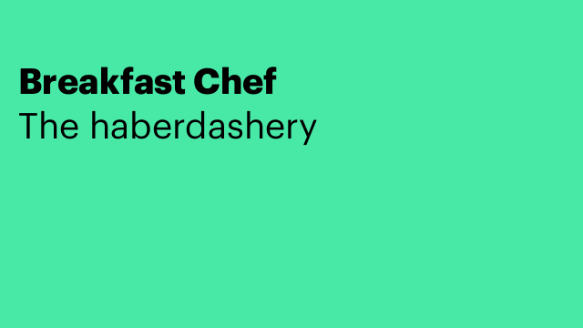Breakfast Chef