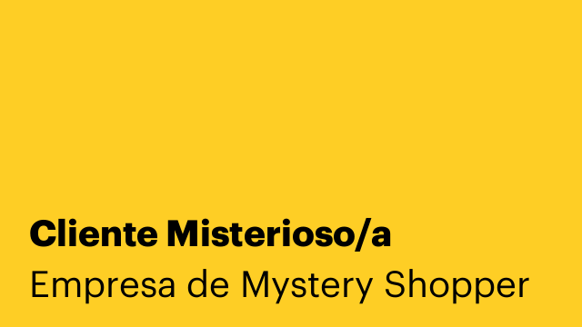 Cliente Misterioso/a