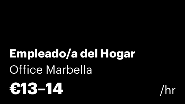 Empleado/a del Hogar