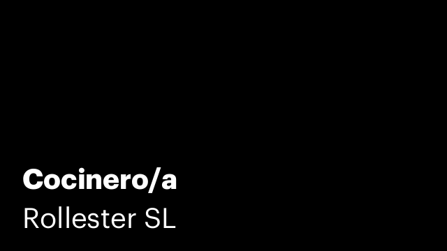 Cocinero/a