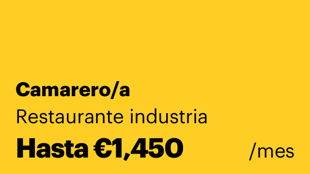 Camarero/a