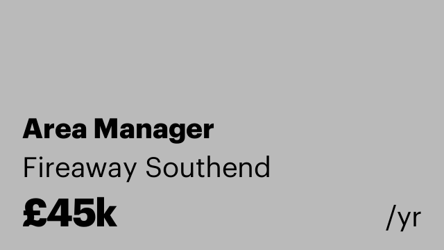 Area Manager