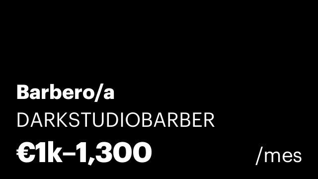Barbero/a