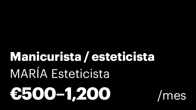 Manicurista / esteticista
