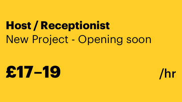 Host / Receptionist