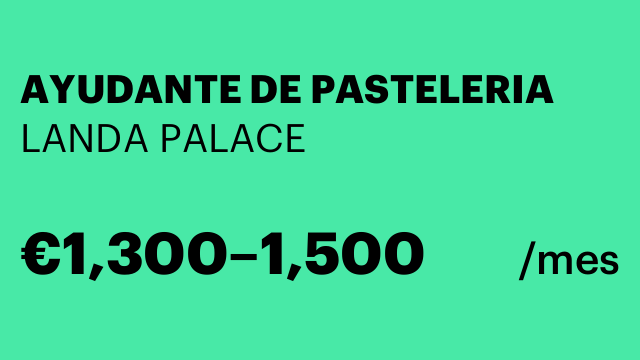 AYUDANTE DE PASTELERIA