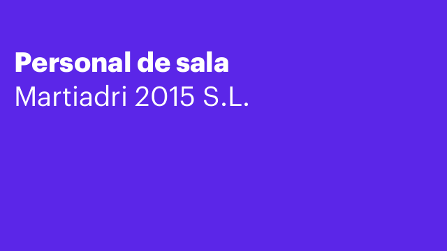 Personal de sala
