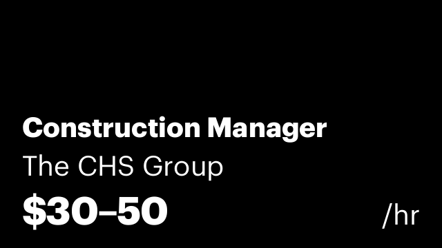 Construction Manager