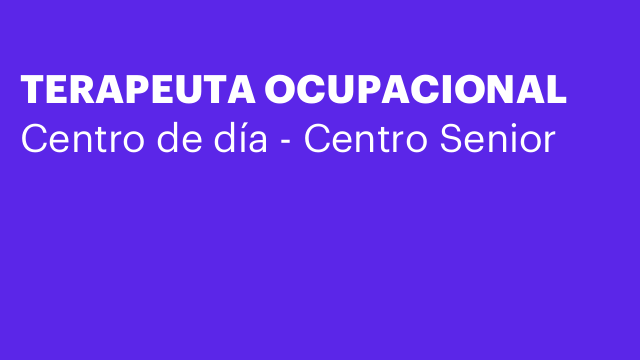 TERAPEUTA OCUPACIONAL