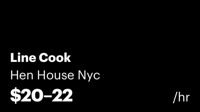 Line Cook