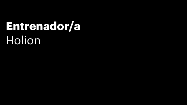 Entrenador/a