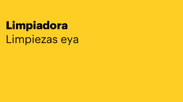 Limpiadora