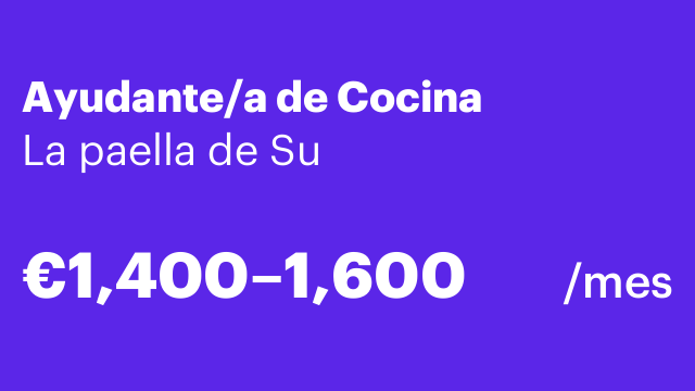 Ayudante/a de Cocina