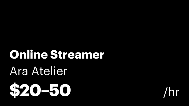 Online Streamer
