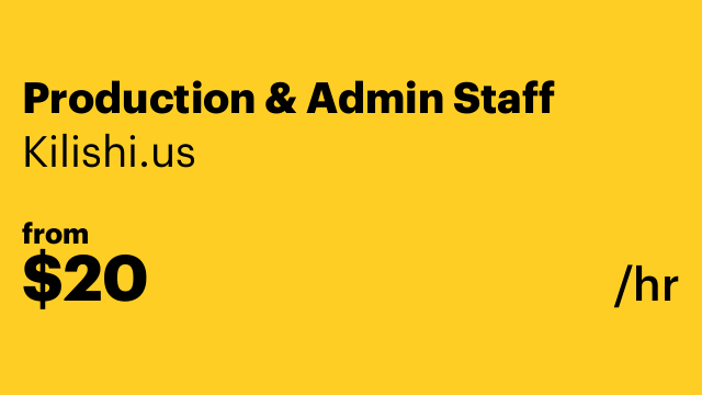 Production & Admin Staff