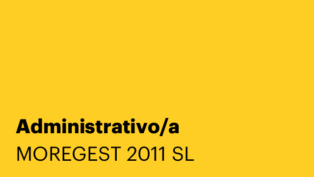 Administrativo/a