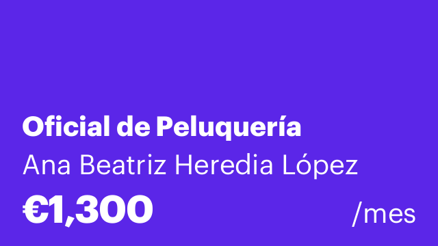 Oficial de Peluquería