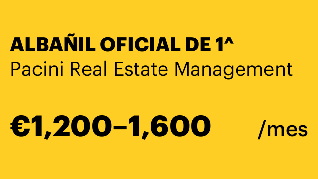 ALBAÑIL OFICIAL DE 1^