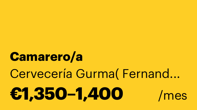 Camarero/a