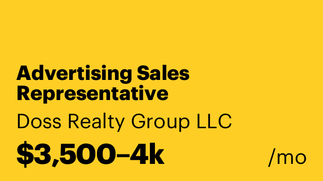 Advertising Sales Representative