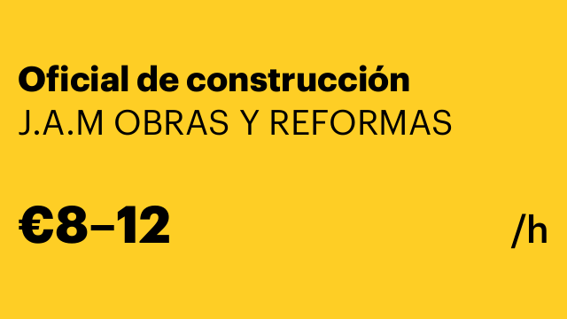 Oficial de construcción