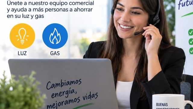 Asesor comercial Luz y Gas / media jornada / trabajo desde casa