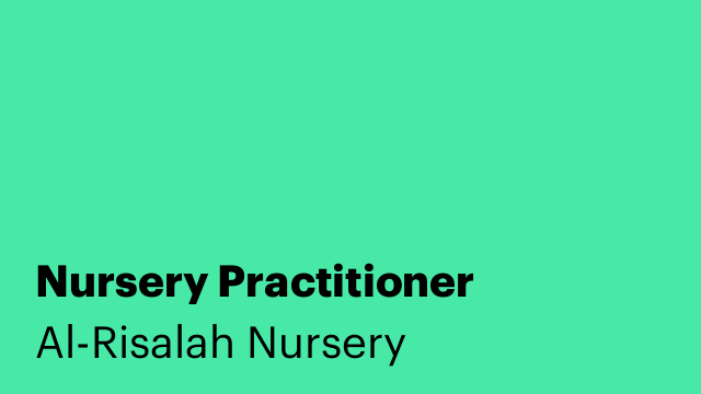 Nursery Practitioner