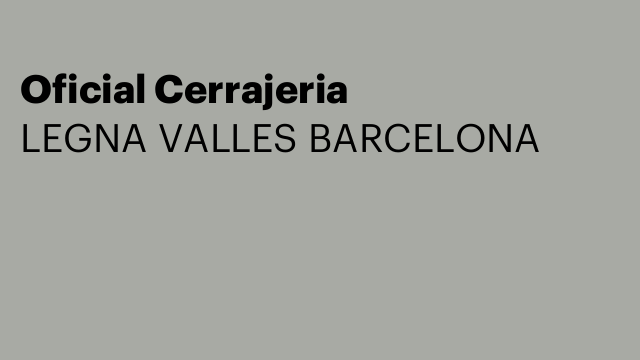 Oficial Cerrajeria