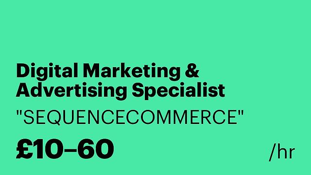 Digital Marketing & Advertising Specialist