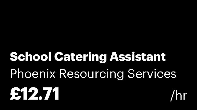 School Catering Assistant