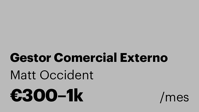 Gestor Comercial Externo