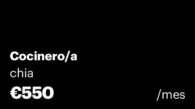 Cocinero/a