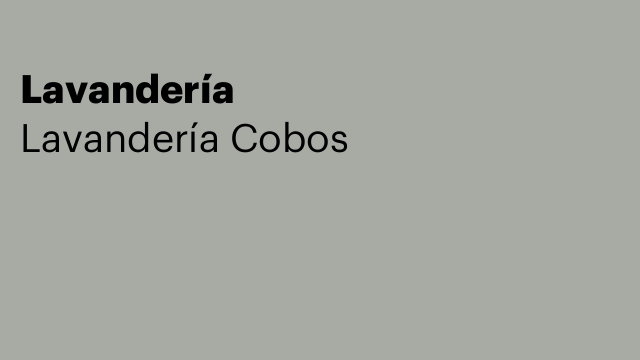 Lavandería
