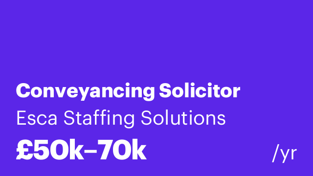 Conveyancing Solicitor