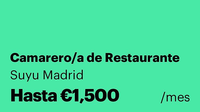 Camarero/a de Restaurante