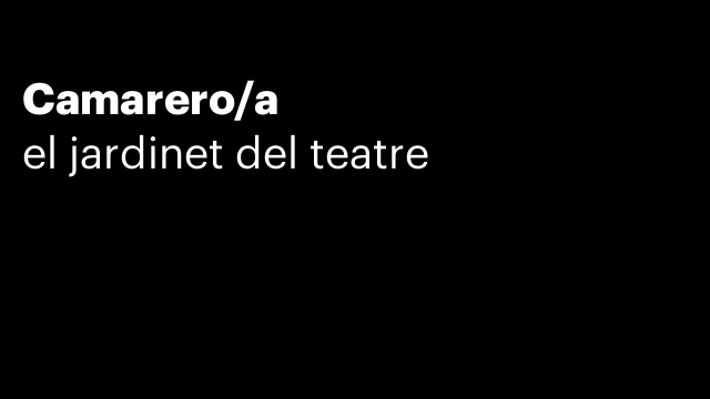 Camarero/a
