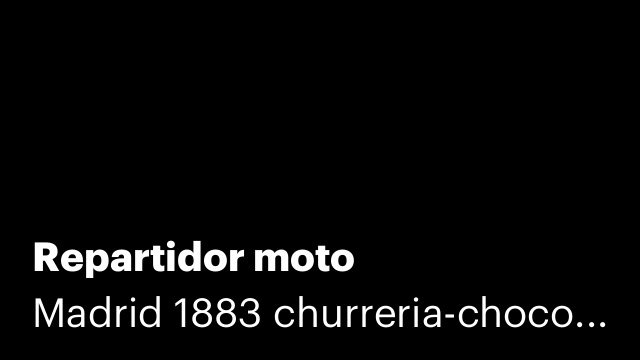 Repartidor moto