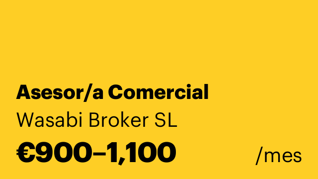 Asesor/a Comercial