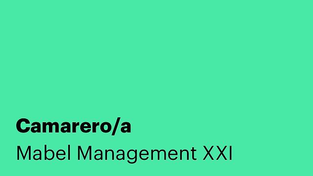 Camarero/a